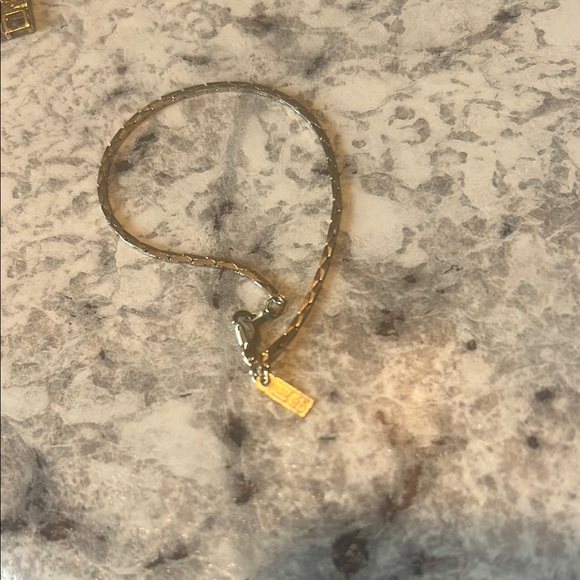 Neiman Marcus 18k Gold Plated Elegant Gold Bracelet - Picture 2 of 4